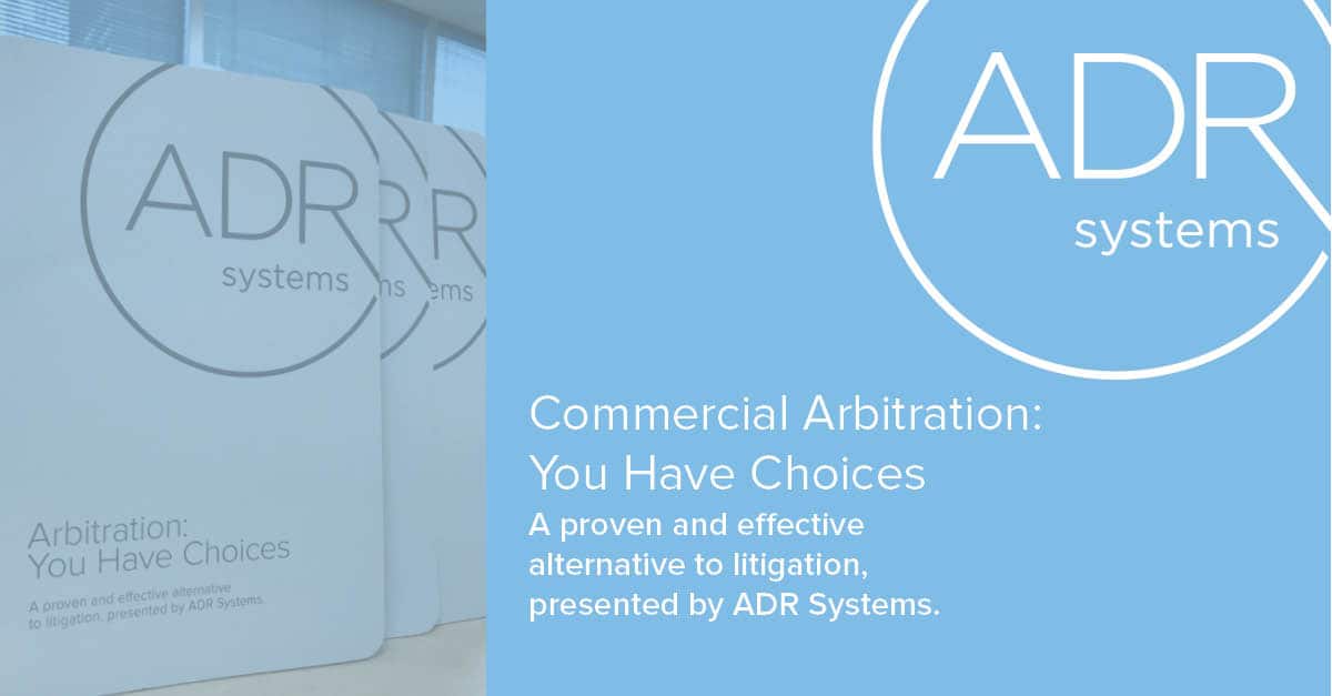 Arbitration Guide - ADR Systems